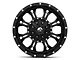 Fuel Wheels Krank Matte Black Milled 8-Lug Wheel; 17x9; -12mm Offset (03-09 RAM 2500)