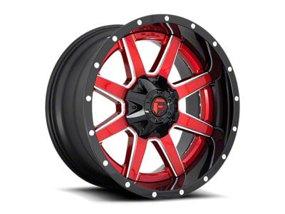 Fuel Wheels Maverick Gloss Red 8-Lug Wheel; 20x10; -19mm Offset (03-09 RAM 2500)