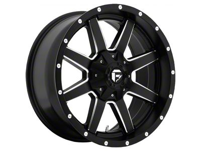 Fuel Wheels Maverick Matte Black Milled 8-Lug Wheel; 18x9; 20mm Offset (03-09 RAM 2500)