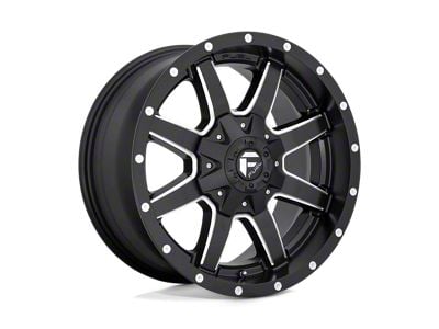 Fuel Wheels Maverick Matte Black Milled 8-Lug Wheel; 17x10; -24mm Offset (03-09 RAM 2500)