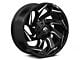 Fuel Wheels Reaction Gloss Black Milled 8-Lug Wheel; 18x9; -12mm Offset (03-09 RAM 2500)