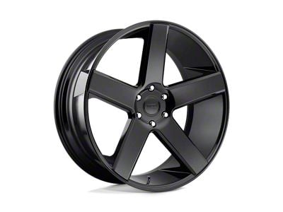 Fuel Wheels Reaction Gloss Black Milled 8-Lug Wheel; 22x12; -44mm Offset (03-09 RAM 2500)