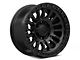 Fuel Wheels Rincon Matte Black with Gloss Black Lip 8-Lug Wheel; 17x9; 20mm Offset (03-09 RAM 2500)