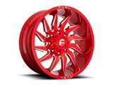 Fuel Wheels Saber Candy Red Milled 8-Lug Wheel; 20x9; 20mm Offset (03-09 RAM 2500)