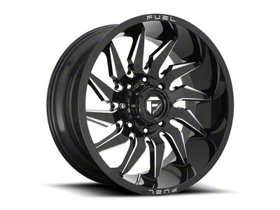 Fuel Wheels Saber Gloss Black Milled 8-Lug Wheel; 20x9; 20mm Offset (03-09 RAM 2500)