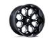 Fuel Wheels Scepter Gloss Black Milled 8-Lug Wheel; 22x12; -44mm Offset (03-09 RAM 2500)