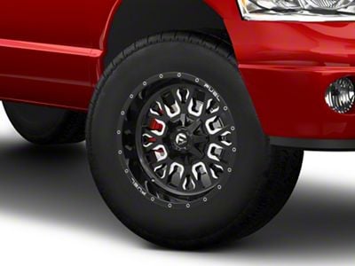 Fuel Wheels Stroke Gloss Black Milled 8-Lug Wheel; 20x10; -18mm Offset (03-09 RAM 2500)