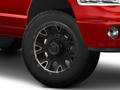 Fuel Wheels Traction Matte Black with Double Dark Tint 8-Lug Wheel; 20x10; -18mm Offset (03-09 RAM 2500)