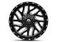 Fuel Wheels Triton Gloss Black Milled 8-Lug Wheel; 18x9; -12mm Offset (03-09 RAM 2500)