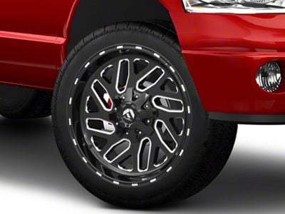 Fuel Wheels Triton Gloss Black Milled 8-Lug Wheel; 22x10; -18mm Offset (03-09 RAM 2500)