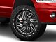 Fuel Wheels Triton Gloss Black Milled 8-Lug Wheel; 22x12; -43mm Offset (03-09 RAM 2500)