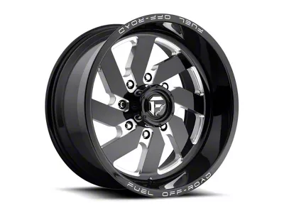 Fuel Wheels Turbo Gloss Black Milled 8-Lug Wheel; 20x9; 20mm Offset (03-09 RAM 2500)