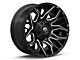 Fuel Wheels Twitch Glossy Black Milled 8-Lug Wheel; 22x12; -44mm Offset (03-09 RAM 2500)