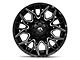 Fuel Wheels Twitch Glossy Black Milled 8-Lug Wheel; 22x12; -44mm Offset (03-09 RAM 2500)