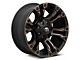 Fuel Wheels Vapor Matte Black Double Dark Tint 8-Lug Wheel; 17x10; -18mm Offset (03-09 RAM 2500)