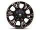 Fuel Wheels Vapor Matte Black Double Dark Tint 8-Lug Wheel; 17x10; -18mm Offset (03-09 RAM 2500)