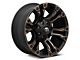 Fuel Wheels Vapor Matte Black Double Dark Tint 8-Lug Wheel; 20x10; -18mm Offset (03-09 RAM 2500)