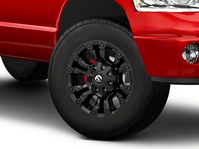 Fuel Wheels Vapor Matte Black 8-Lug Wheel; 18x9; -12mm Offset (03-09 RAM 2500)