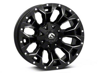 Fuel Wheels Assault Matte Black Milled 8-Lug Wheel; 20x9; 1mm Offset (03-09 RAM 3500 SRW)