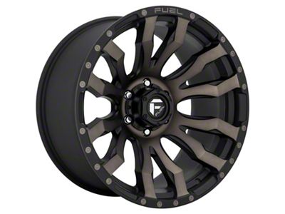 Fuel Wheels Blitz Matte Black Double Dark Tint 8-Lug Wheel; 18x9; 1mm Offset (03-09 RAM 3500 SRW)