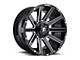 Fuel Wheels Contra Gloss Black Milled 8-Lug Wheel; 20x9; 20mm Offset (03-09 RAM 3500 SRW)