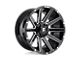 Fuel Wheels Contra Gloss Black Milled 8-Lug Wheel; 20x10; -18mm Offset (03-09 RAM 3500 SRW)