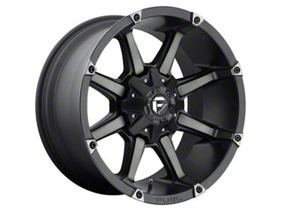 Fuel Wheels Coupler Matte Black Double Dark Tint 8-Lug Wheel; 20x10; -12mm Offset (03-09 RAM 3500 SRW)