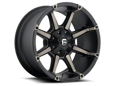 Fuel Wheels Coupler Matte Black Double Dark Tint 8-Lug Wheel; 20x9; 1mm Offset (03-09 RAM 3500 SRW)