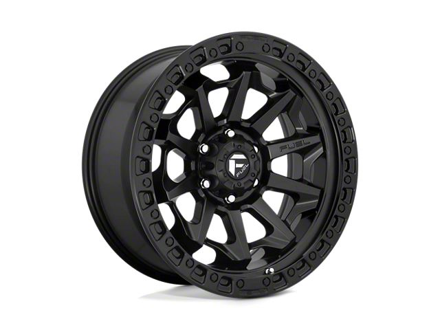 Fuel Wheels Covert Matte Black 8-Lug Wheel; 17x9; 1mm Offset (03-09 RAM 3500 SRW)