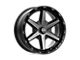 Fuel Wheels Flame Gloss Black Milled 8-Lug Wheel; 20x9; 20mm Offset (03-09 RAM 3500 SRW)