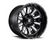 Fuel Wheels Hardline Gloss Black Milled 8-Lug Wheel; 20x9; 20mm Offset (03-09 RAM 3500 SRW)