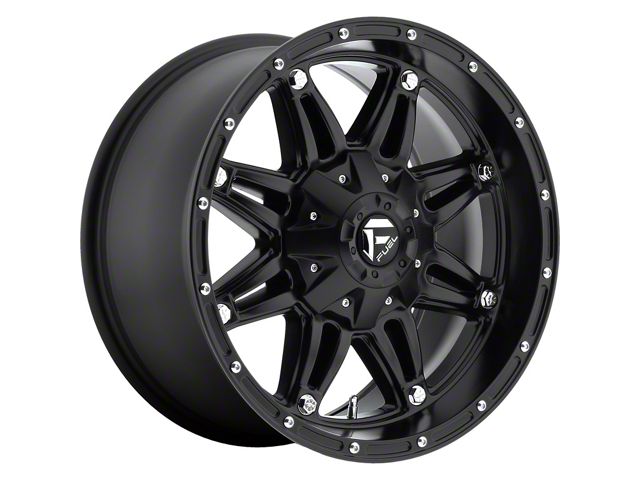 Fuel Wheels Hostage Matte Black 8-Lug Wheel; 18x9; 20mm Offset (03-09 RAM 3500 SRW)