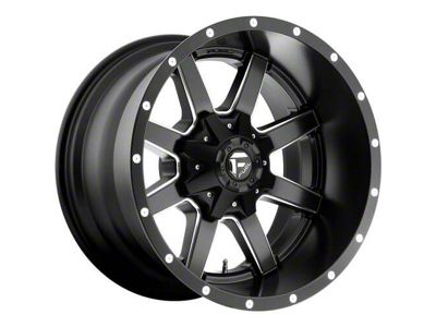 Fuel Wheels Maverick Matte Black Milled 8-Lug Wheel; 20x10; -18mm Offset (03-09 RAM 3500 SRW)