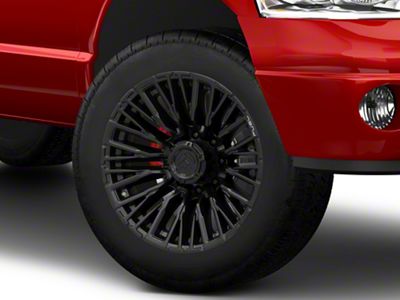 Fuel Wheels Rebar Blackout 8-Lug Wheel; 20x10; -18mm Offset (03-09 RAM 3500 SRW)