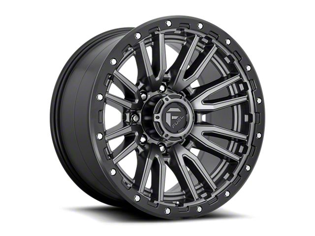 Fuel Wheels Rebel Matte Gunmetal 8-Lug Wheel; 20x10; -18mm Offset (03-09 RAM 3500 SRW)