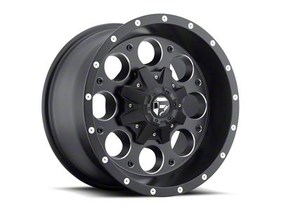 Fuel Wheels Revolver Matte Black Milled 8-Lug Wheel; 18x9; -12mm Offset (03-09 RAM 3500 SRW)