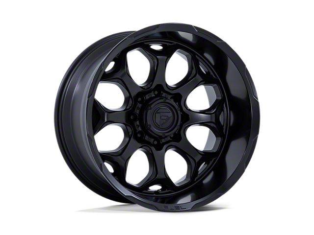 Fuel Wheels Scepter Blackout 8-Lug Wheel; 20x10; -18mm Offset (03-09 RAM 3500 SRW)