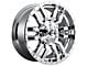 Fuel Wheels Sledge Chrome 8-Lug Wheel; 20x10; -18mm Offset (03-09 RAM 3500 SRW)