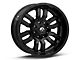 Fuel Wheels Sledge Gloss and Matte Black 8-Lug Wheel; 20x10; -18mm Offset (03-09 RAM 3500 SRW)