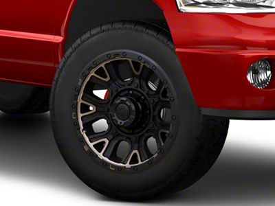 Fuel Wheels Traction Matte Black with Double Dark Tint 8-Lug Wheel; 20x10; -18mm Offset (03-09 RAM 3500 SRW)