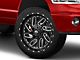 Fuel Wheels Triton Gloss Black Milled 8-Lug Wheel; 22x14; -75mm Offset (03-09 RAM 3500 SRW)