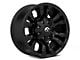 Fuel Wheels Vapor Matte Black 8-Lug Wheel; 17x9; 1mm Offset (03-09 RAM 3500 SRW)