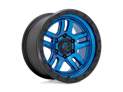 Fuel Wheels Ammo Blue with Black Lip 6-Lug Wheel; 17x9; -12mm Offset (04-08 F-150)