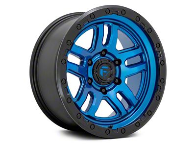 Fuel Wheels Ammo Blue with Black Lip 6-Lug Wheel; 20x10; -18mm Offset (04-08 F-150)