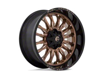 Fuel Wheels Arc Platinum Bronze with Black Lip 6-Lug Wheel; 22x10; -18mm Offset (04-08 F-150)