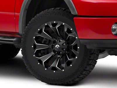 Fuel Wheels Assault Matte Black Milled 6-Lug Wheel; 20x9; 19mm Offset (04-08 F-150)