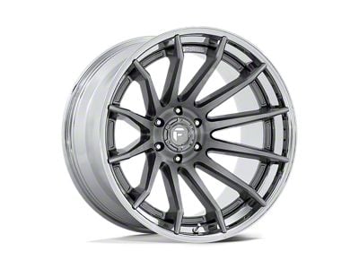 Fuel Wheels Burn Platinum with Chrome Lip 6-Lug Wheel; 20x9; 1mm Offset (04-08 F-150)