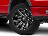 Fuel Wheels Contra Gloss Black Milled 6-Lug Wheel; 22x12; -43mm Offset (04-08 F-150)