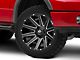 Fuel Wheels Contra Gloss Black Milled 6-Lug Wheel; 22x12; -43mm Offset (04-08 F-150)