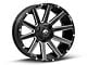 Fuel Wheels Contra Gloss Black Milled 6-Lug Wheel; 22x12; -43mm Offset (04-08 F-150)